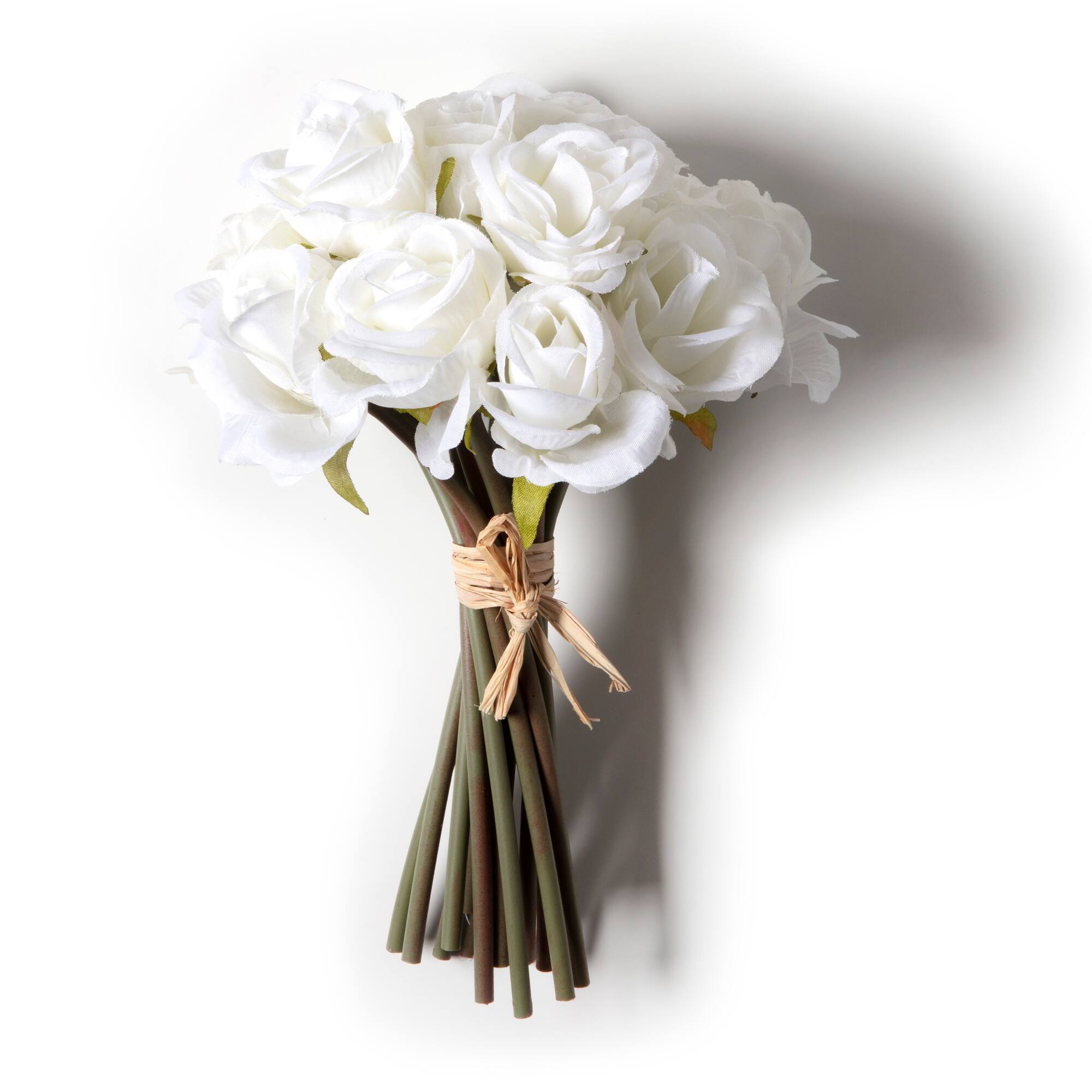 8 Pack: 8" White Mini Rose Bundle Classic Traditions™ by Ashland®
